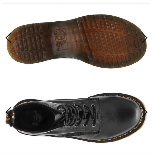 New! Dr Marten 1460 Black Leather Combat Boot - Picture 6 of 12